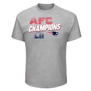 Men's New England Patriots 2017 AFC Champions T F7
